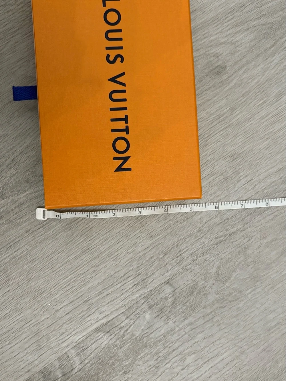 Louis Vuitton Orange Box with Navy Logo